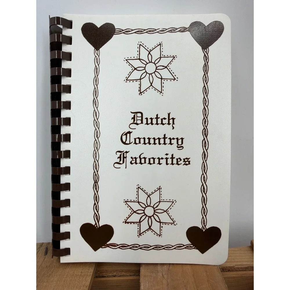Vintage 1978 Dutch Country Favorites Amish Honey Brook Schools Cookbook PA 1970s